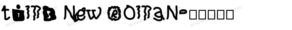 tims new roman字体转换